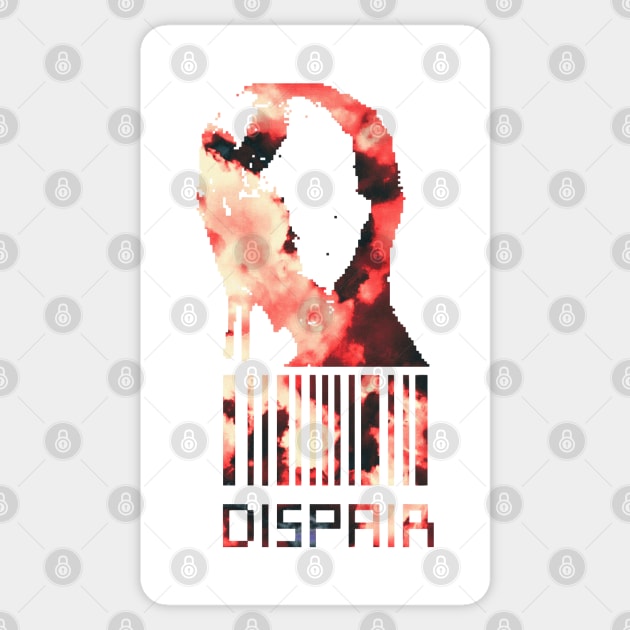 Pixel Dispair 003 Sticker by RAdesigns